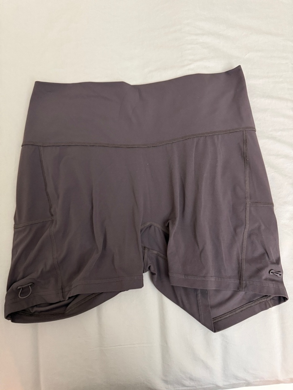 Gymshark Women's Dark Gray High-Rise Bike Shorts